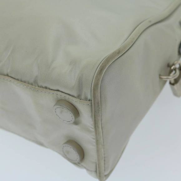 PRADA Hand Bag Nylon Gray Auth 68818 - Picture 9 of 16